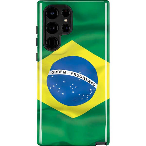 Brazil Flag Galaxy S22 Ultra Pro Case